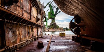 Rusting in the rain