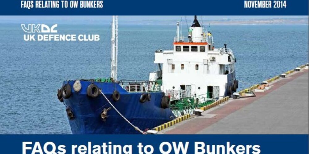 FAQs relating to OW Bunkers